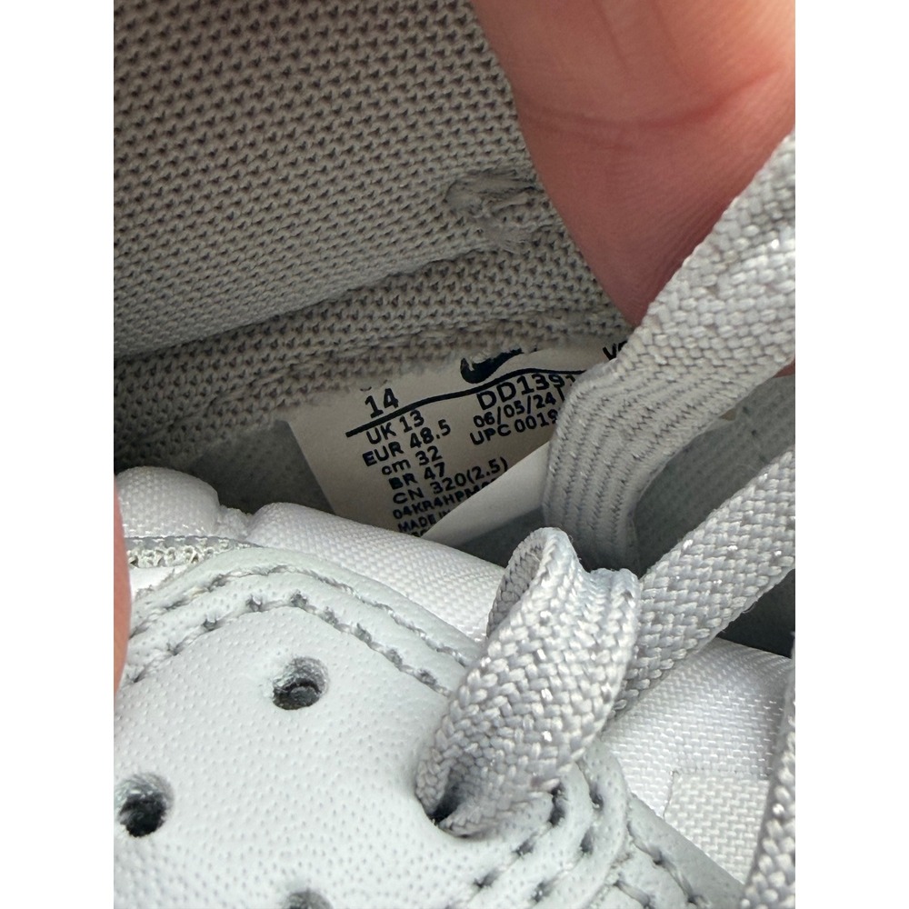 Nike Dunk Low Grey Fog White Sneakers DD1391-103 Mens 14 - Picture 8 of 9
